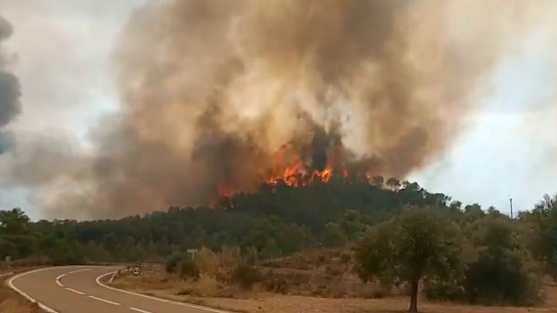 Incendio en Tarragona.