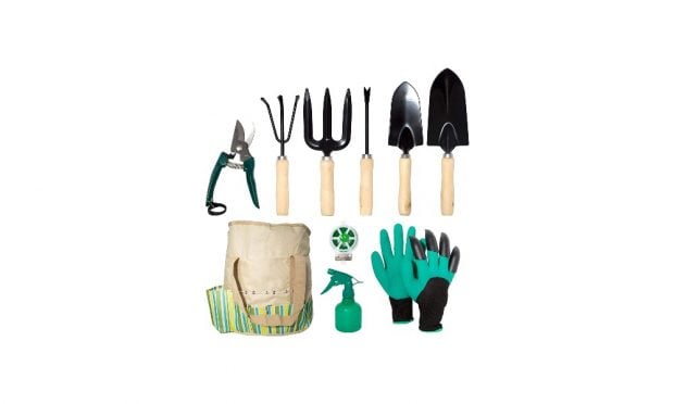 Pack de herramientas de jardín con bolsa de almacenamiento