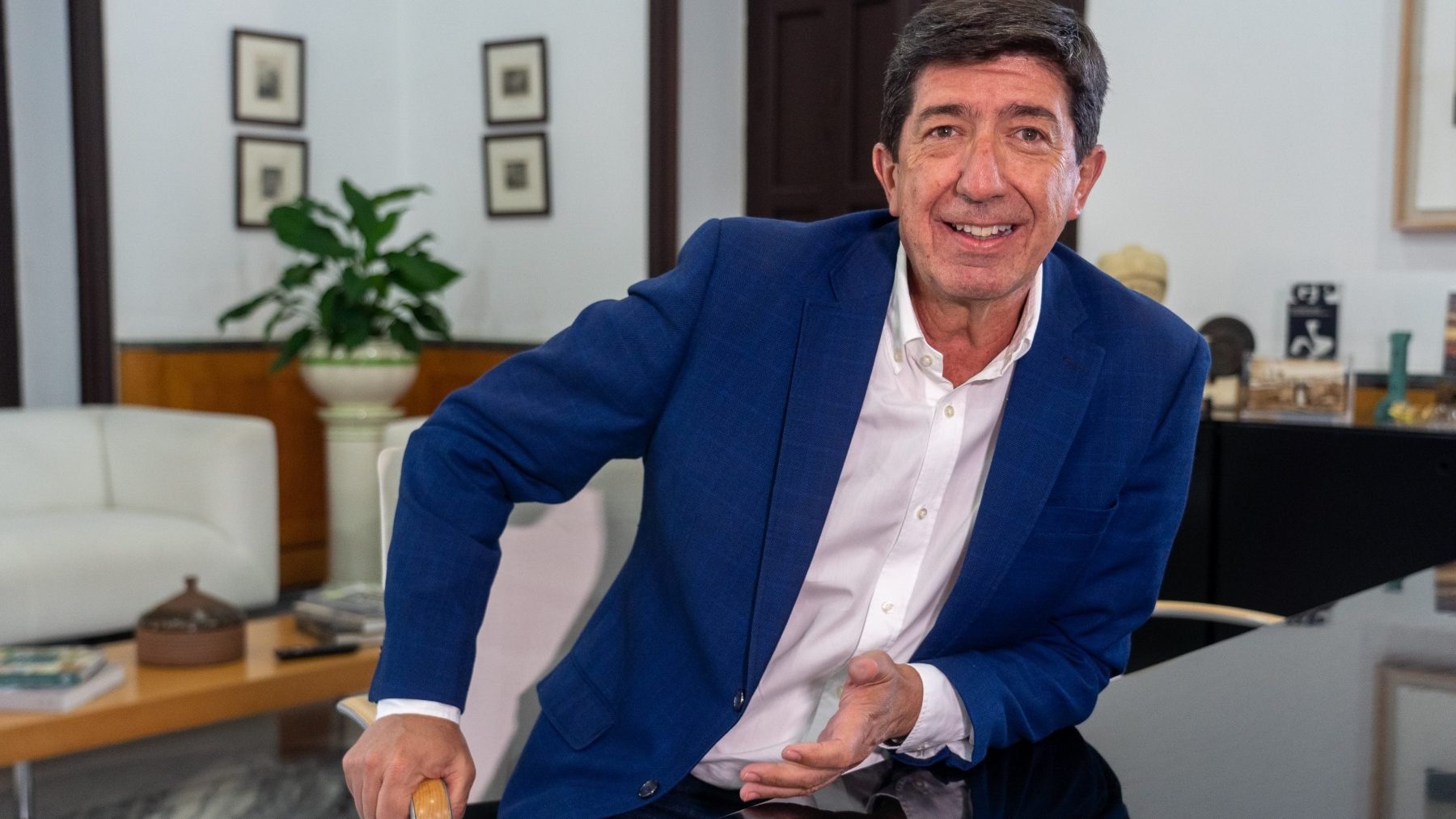 El vicepresidente de la Junta de Andalucía, Juan Marín (EDUARDO BRIONES / EUROPA PRESS). (2)