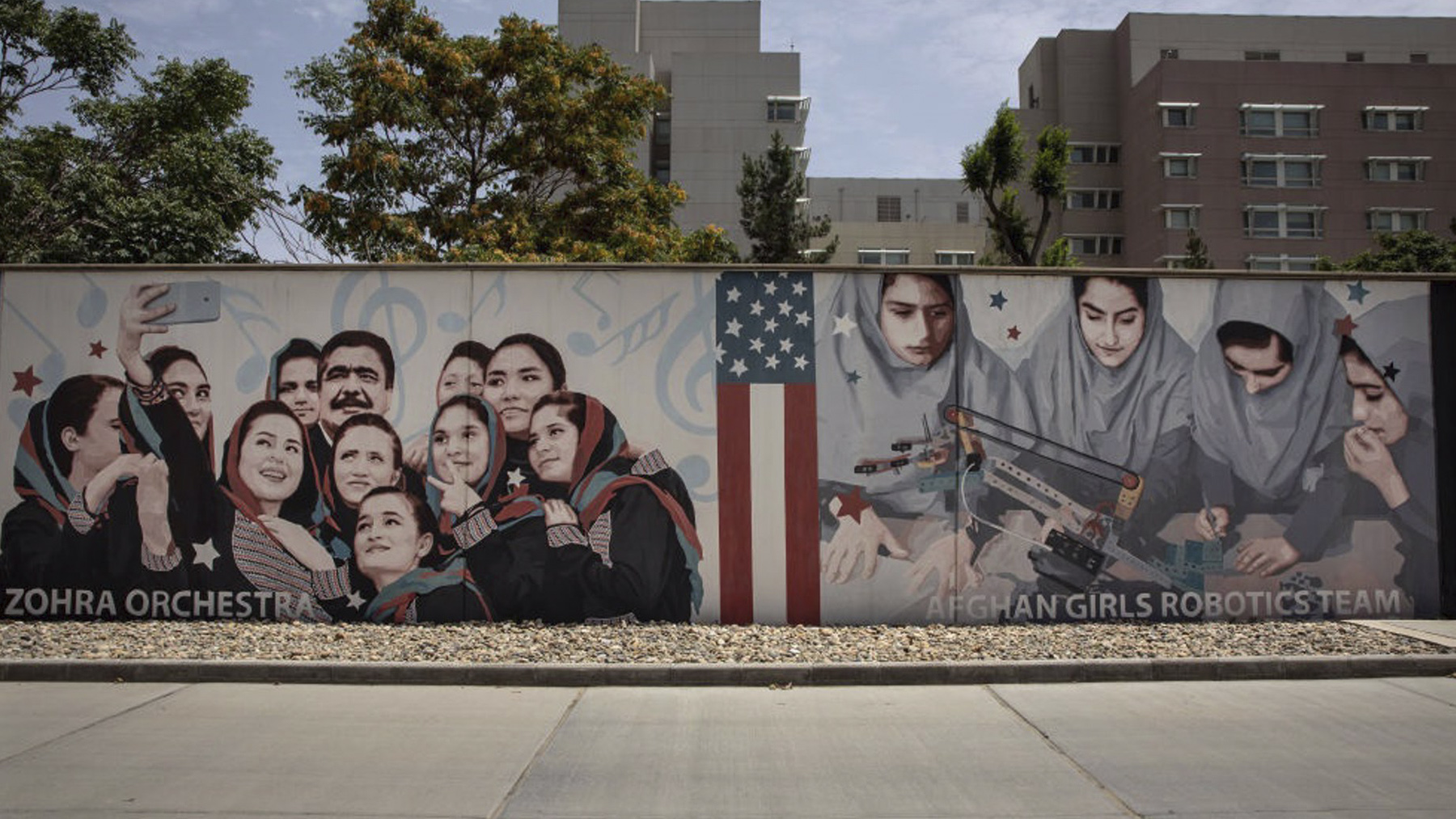 Embajada de EEUU en Kabul.