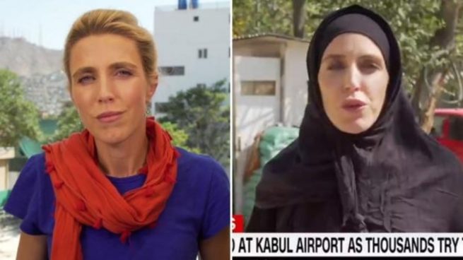 El cambio radical de la corresponsal de CNN tras la llegada de los talibanes a Kabul