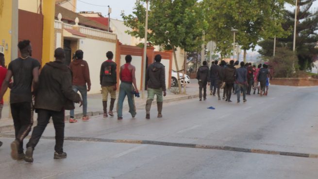 Entran en Melilla 57 inmigrantes ilegales tras un nuevo asalto a la frontera de 150 subsaharianos