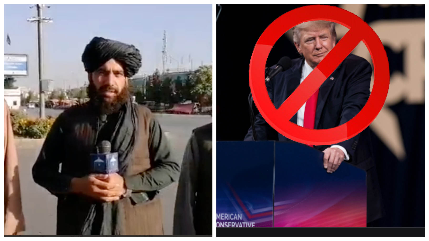Twitter censura a Trump y permite hablar al portavoz de los talibanes.