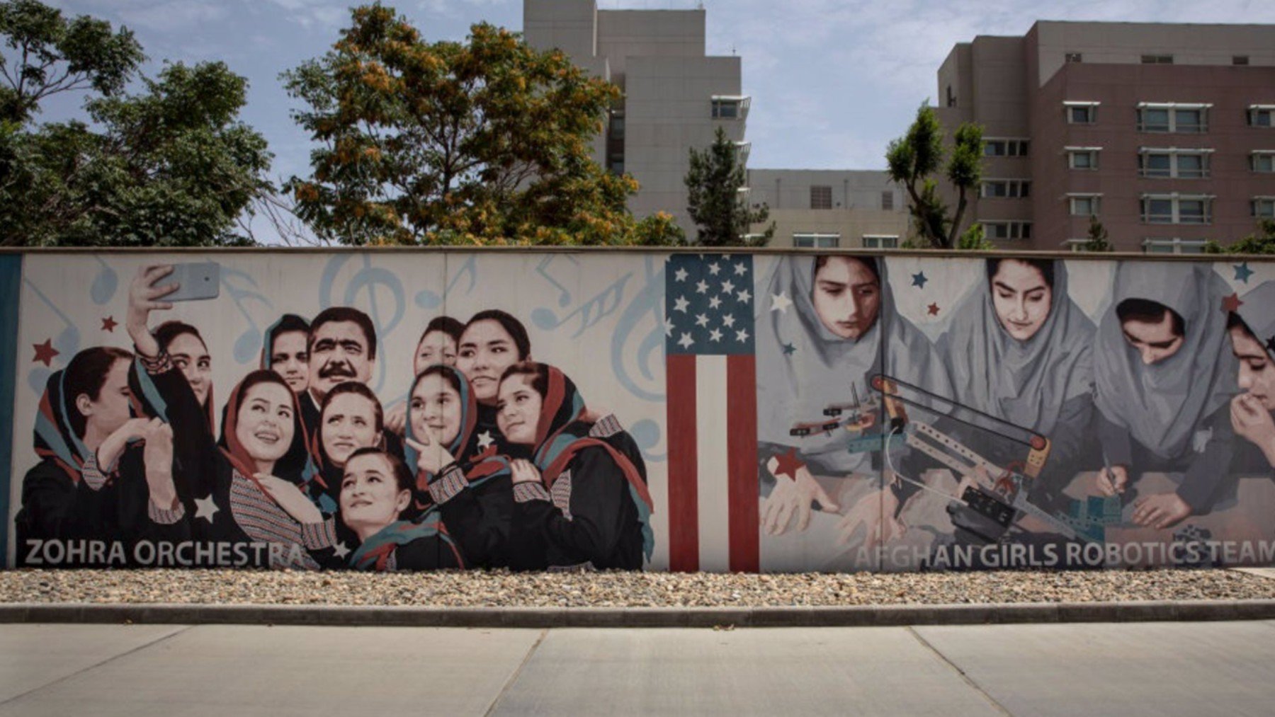 Embajada de EEUU en Kabul.