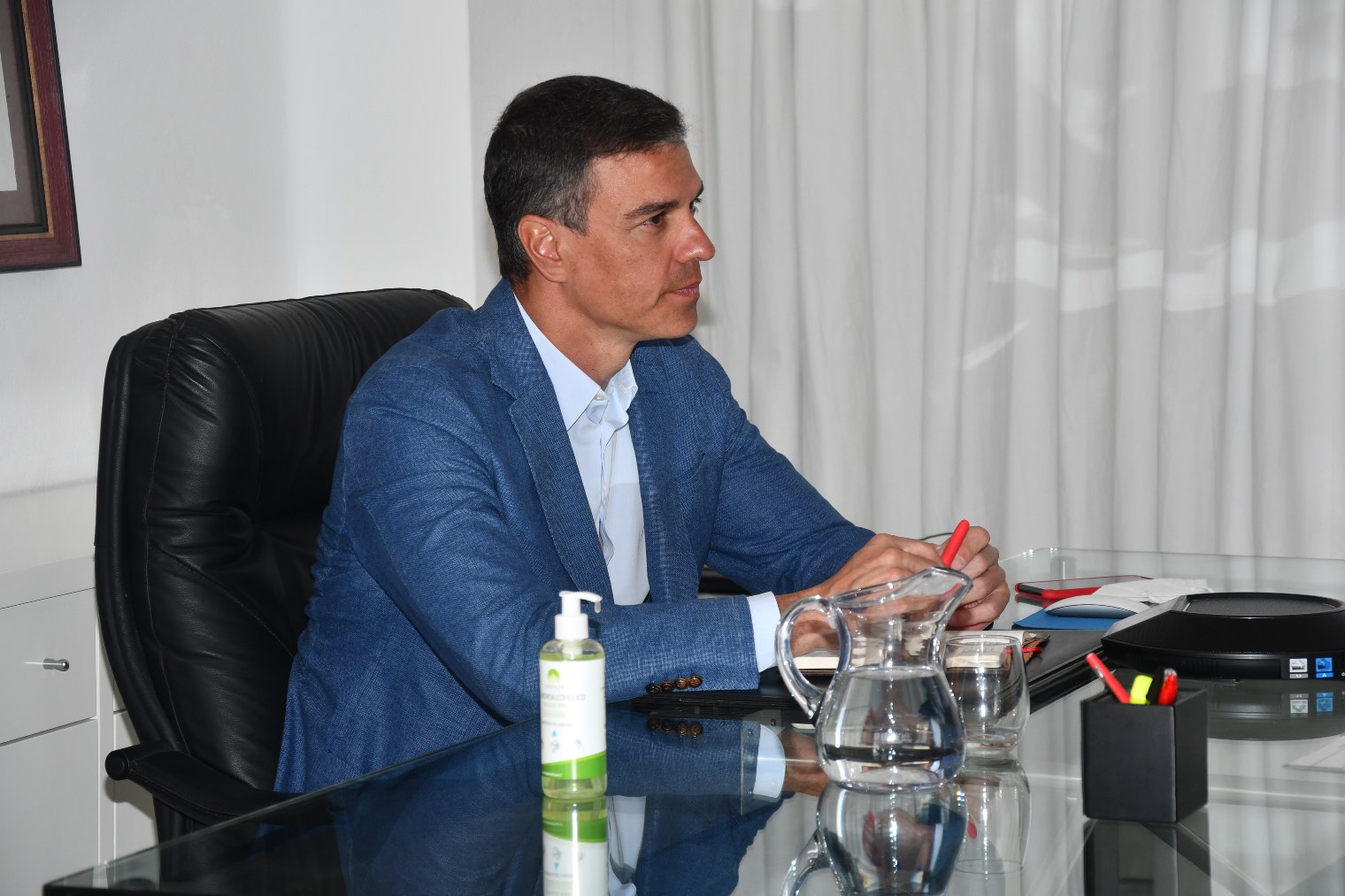 Pedro Sánchez, en sus vacaciones en La Mareta (Lanzarote)
