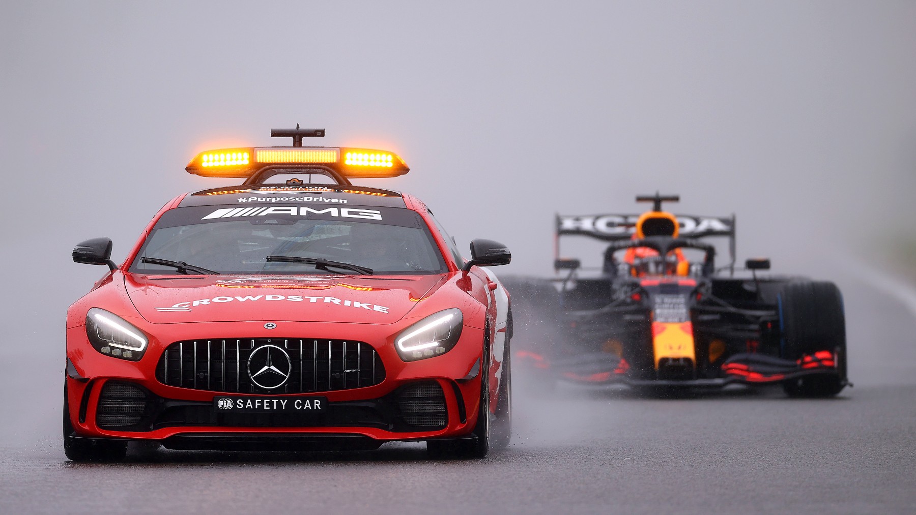 La carrera del coche de seguridad tuvo más audiencia que varios partidos de la Liga. (Getty)