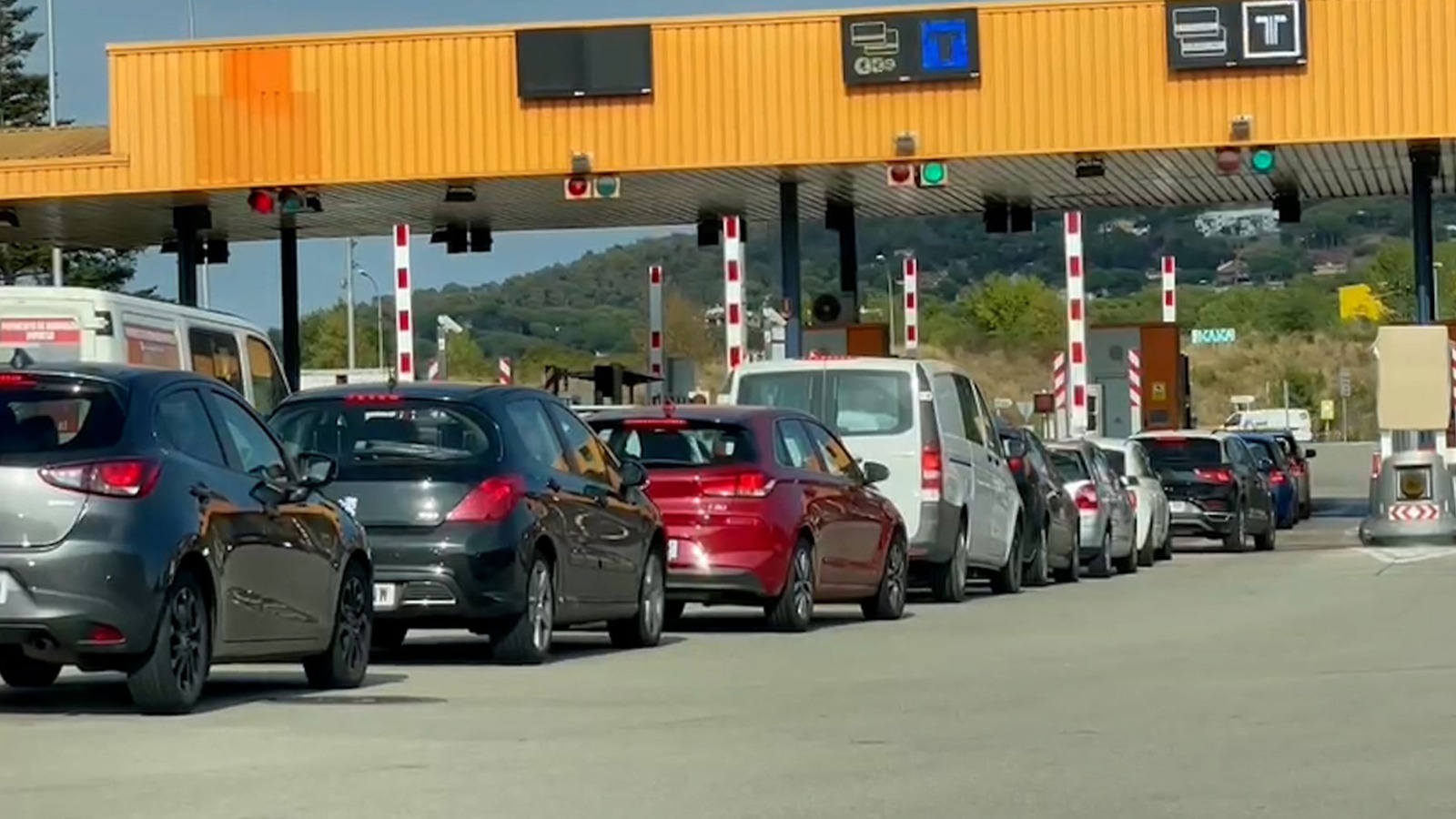 Autopista de peajes.