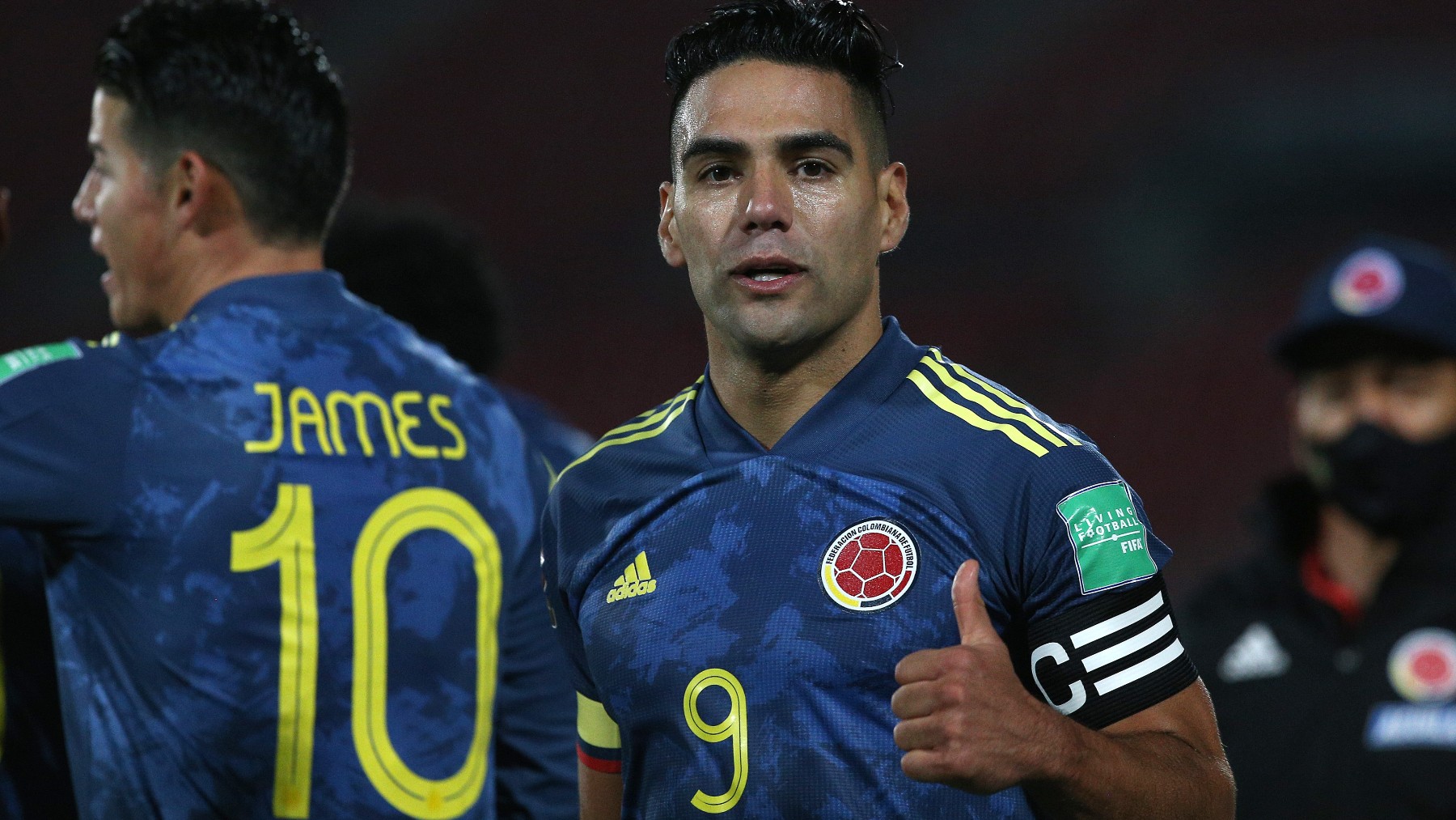 Falcao, en un partido con Colombia. (Getty)