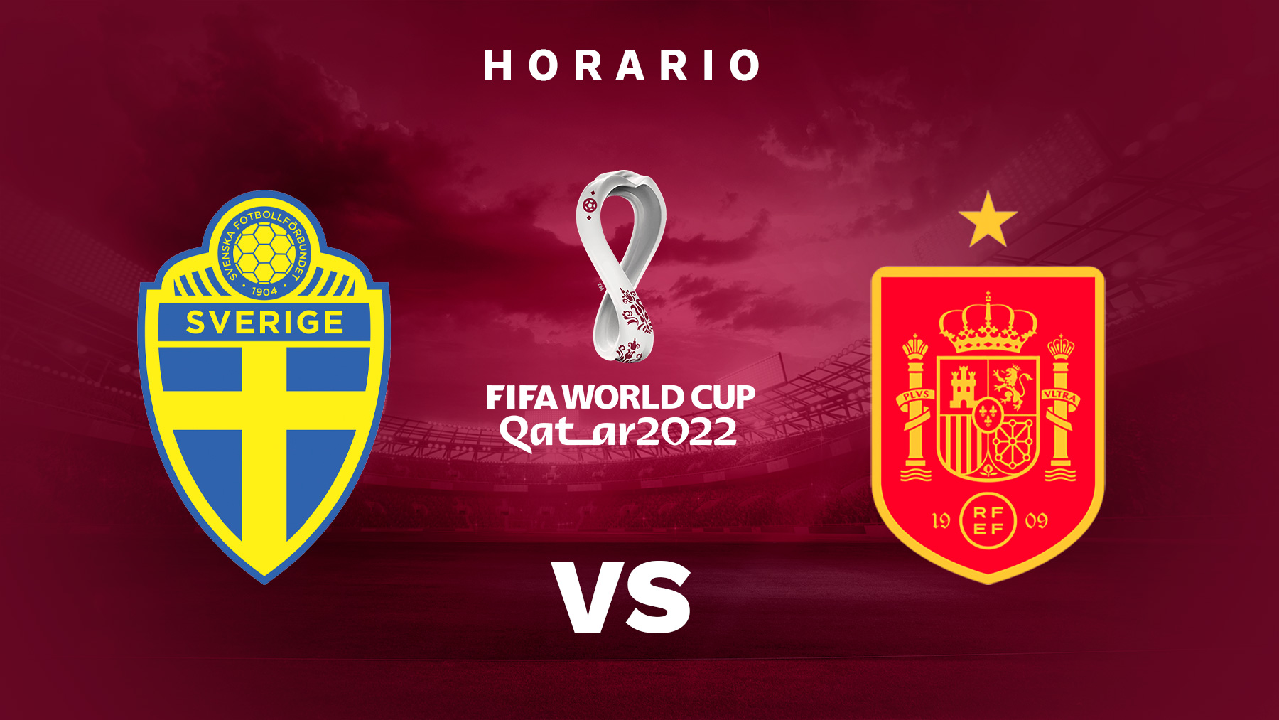 Clasificación Mundial Qatar 2022: Suecia – España | Horario del partido de fútbol de la clasificación del Mundial de Qatar 2022.