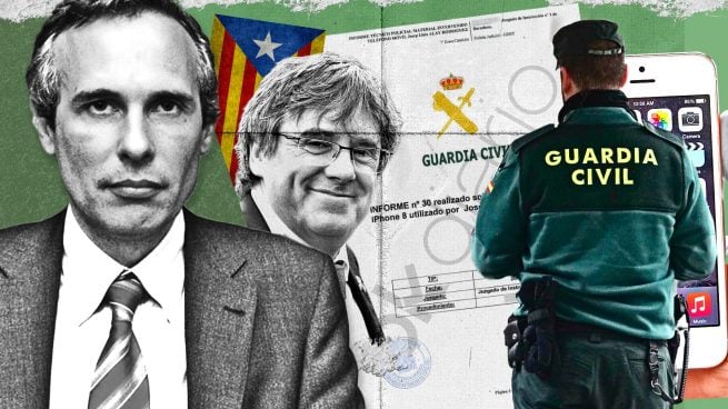 Josep Lluis Alay y Carles Puigdemont.