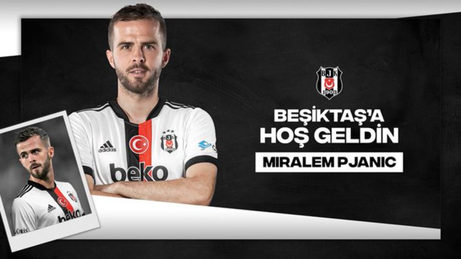 Pjanic, nuevo jugador del Besiktas.