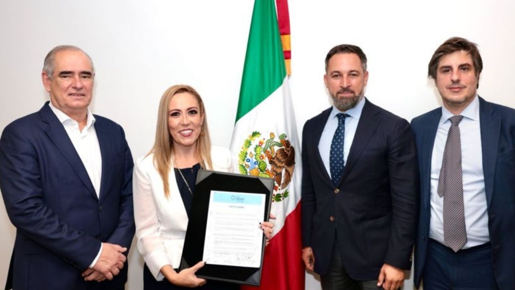 Santiago Abascal en México.