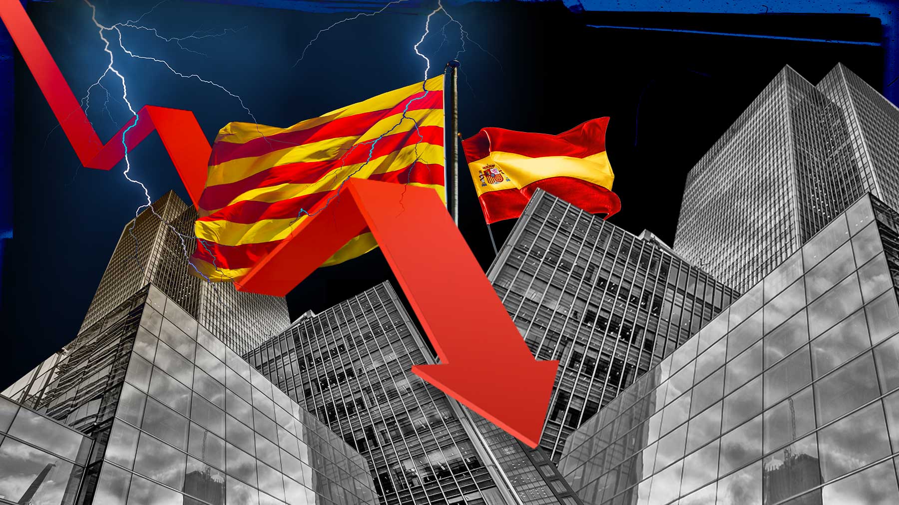 Quiebras de empresas en Cataluña