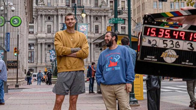 Juancho Hernangómez, protagonista de la última película de Adam Sandler… y LeBron James