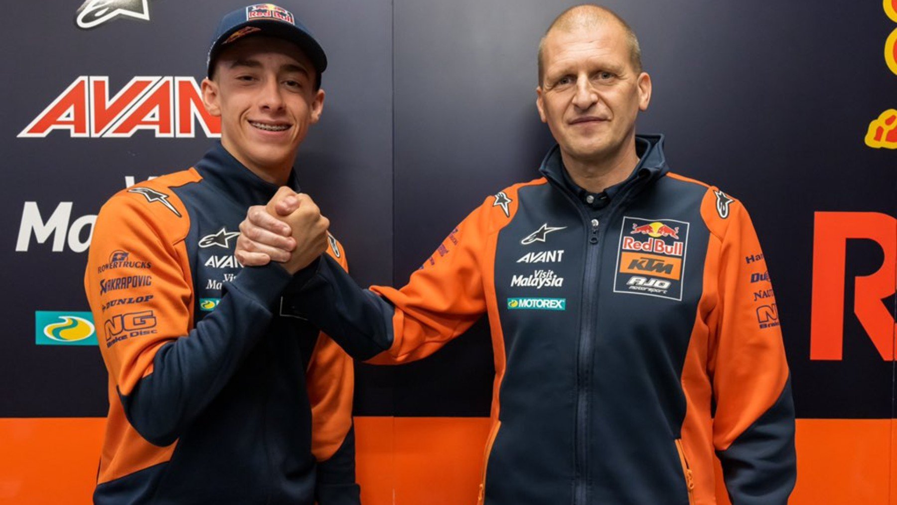 Pedro Acosta, confirmado como piloto de KTM en Moto 2 en 2022. (KTM)