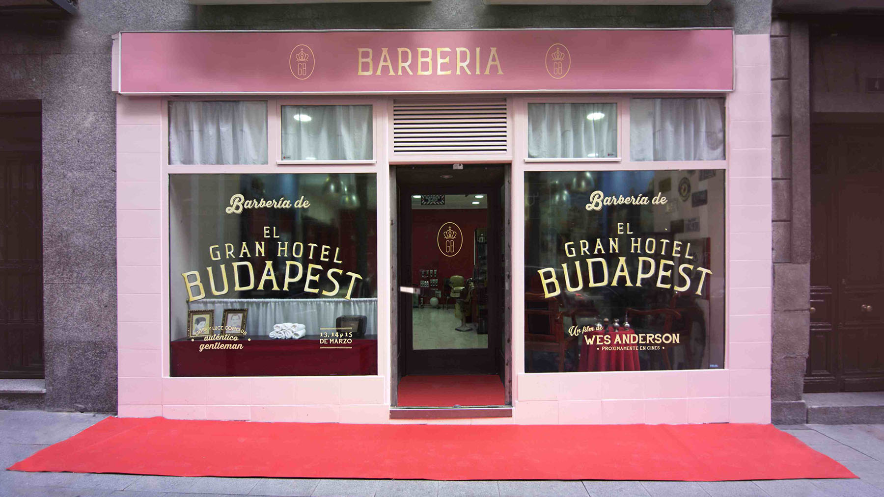 La barbería de «El hotel Budapest» es una acción de la agencia Contrapunto BBDO