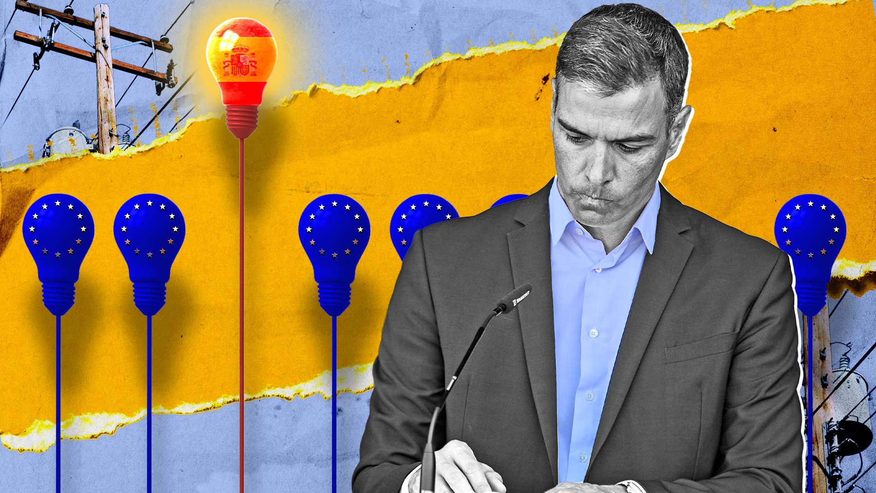 Pedro Sánchez luz