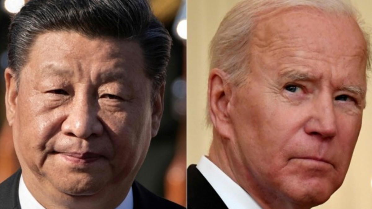 Los presidentes Xi Jinping y Joe Biden.