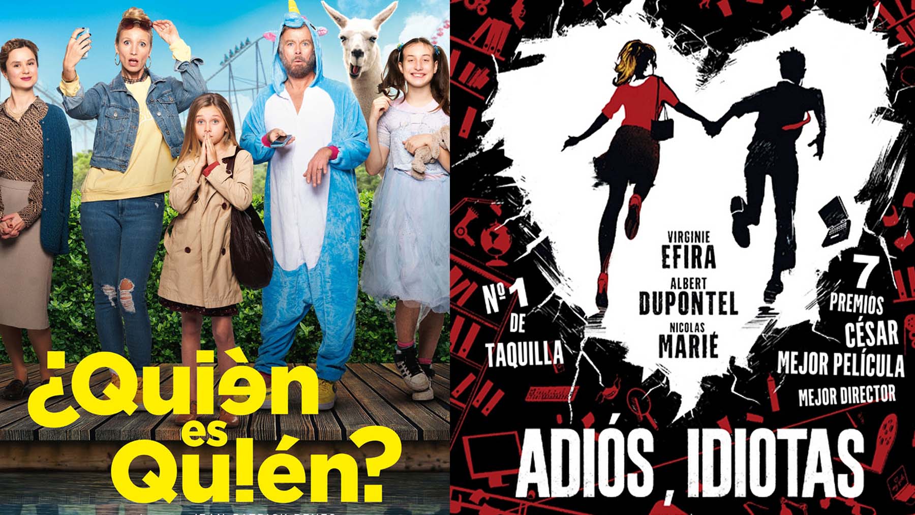 «¿Quién es quien?»( Karé Productions) y «Adiós, idiotas» (Canal+)