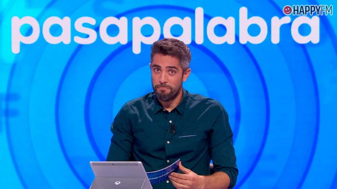 Roberto Leal en el plató de Pasapalabra