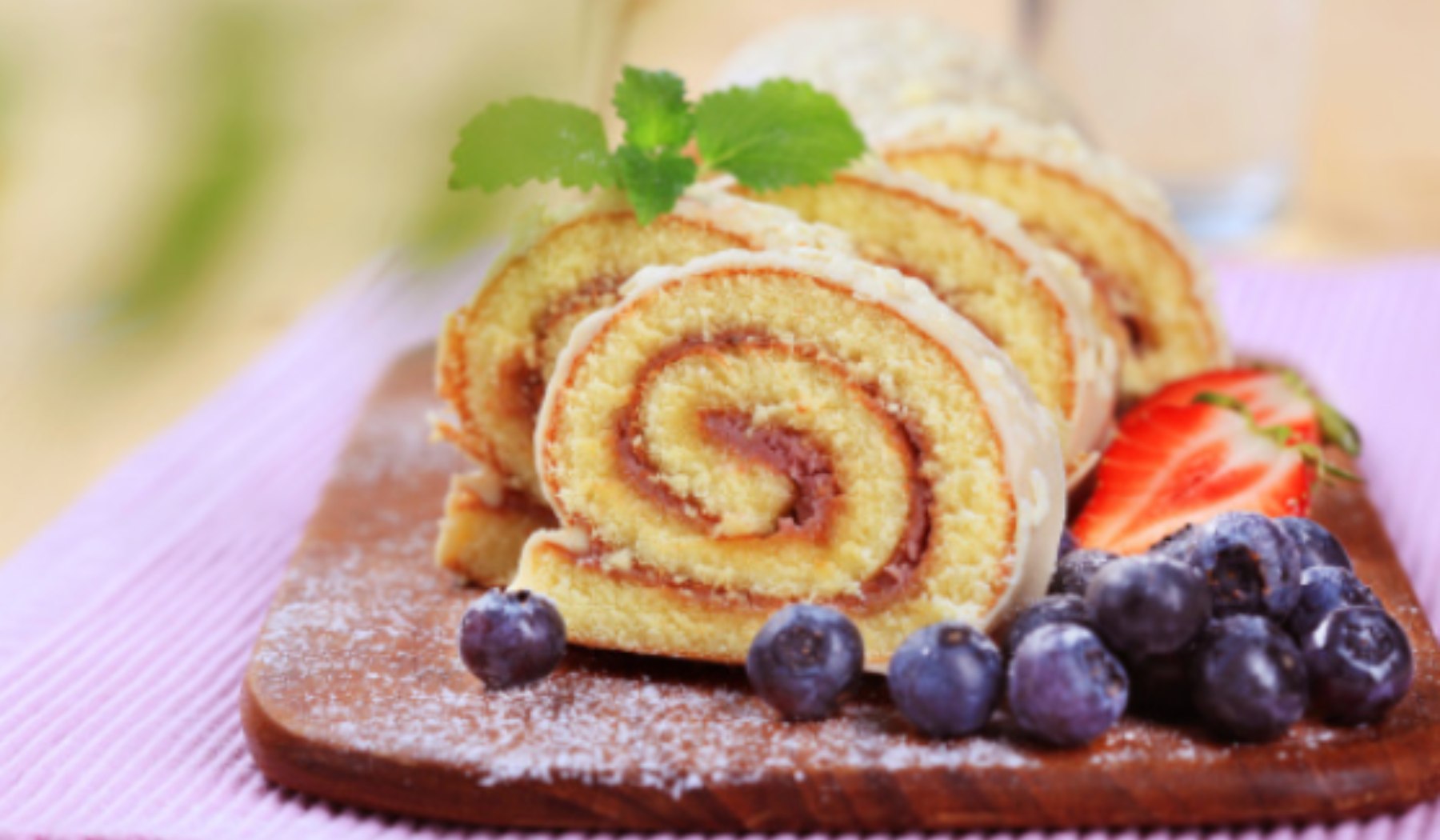 Brazo de gitano relleno de trufa, receta fácil de preparar