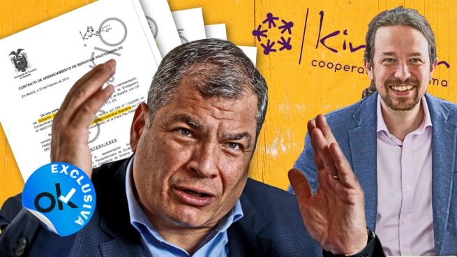 Rafael Correa, ex presidente de Ecuador, y Pablo Iglesias, fundador de Podemos.