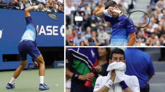 Novak Djokovic en el US Open