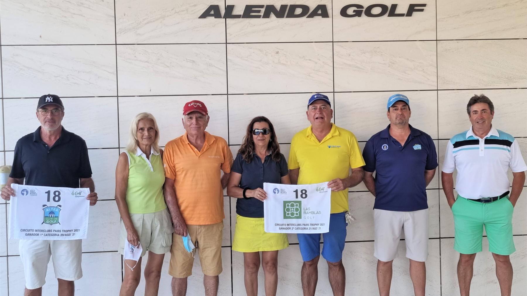 Alenda Golf, ganadores del Interclubs Pairs Trophy.