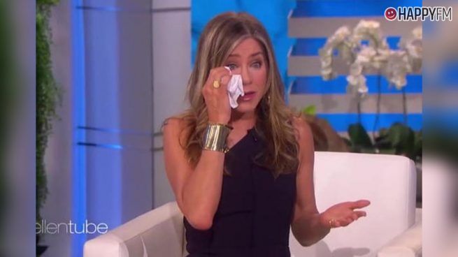 Jennifer Aniston rompe a llorar en TV