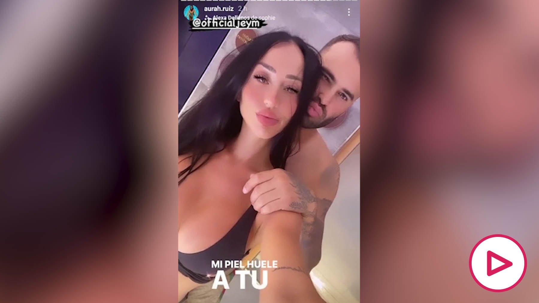 Aurah Ruiz la lía con su último vídeo íntimo con Jesé: albornoz fuera,  sauna, ducha juntos…