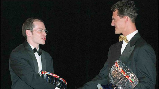 Villeneuve y Schumacher