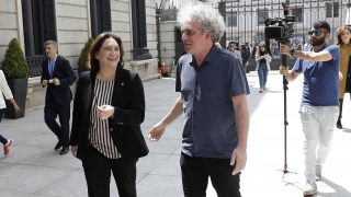 Ada Colau y Marcelo Expósito en imagen de archivo.