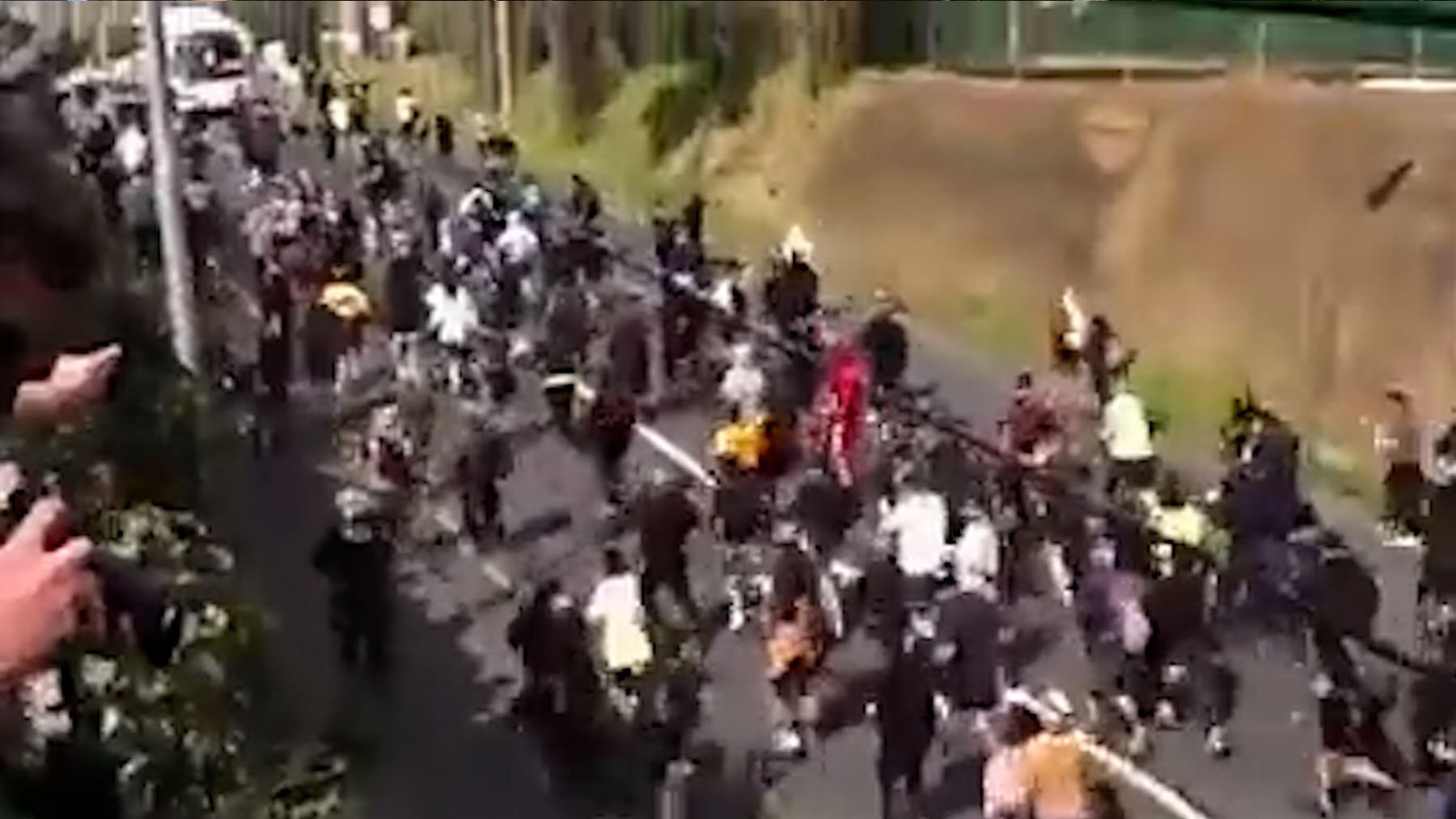 Protestas en Melbourne contra el confinamiento.