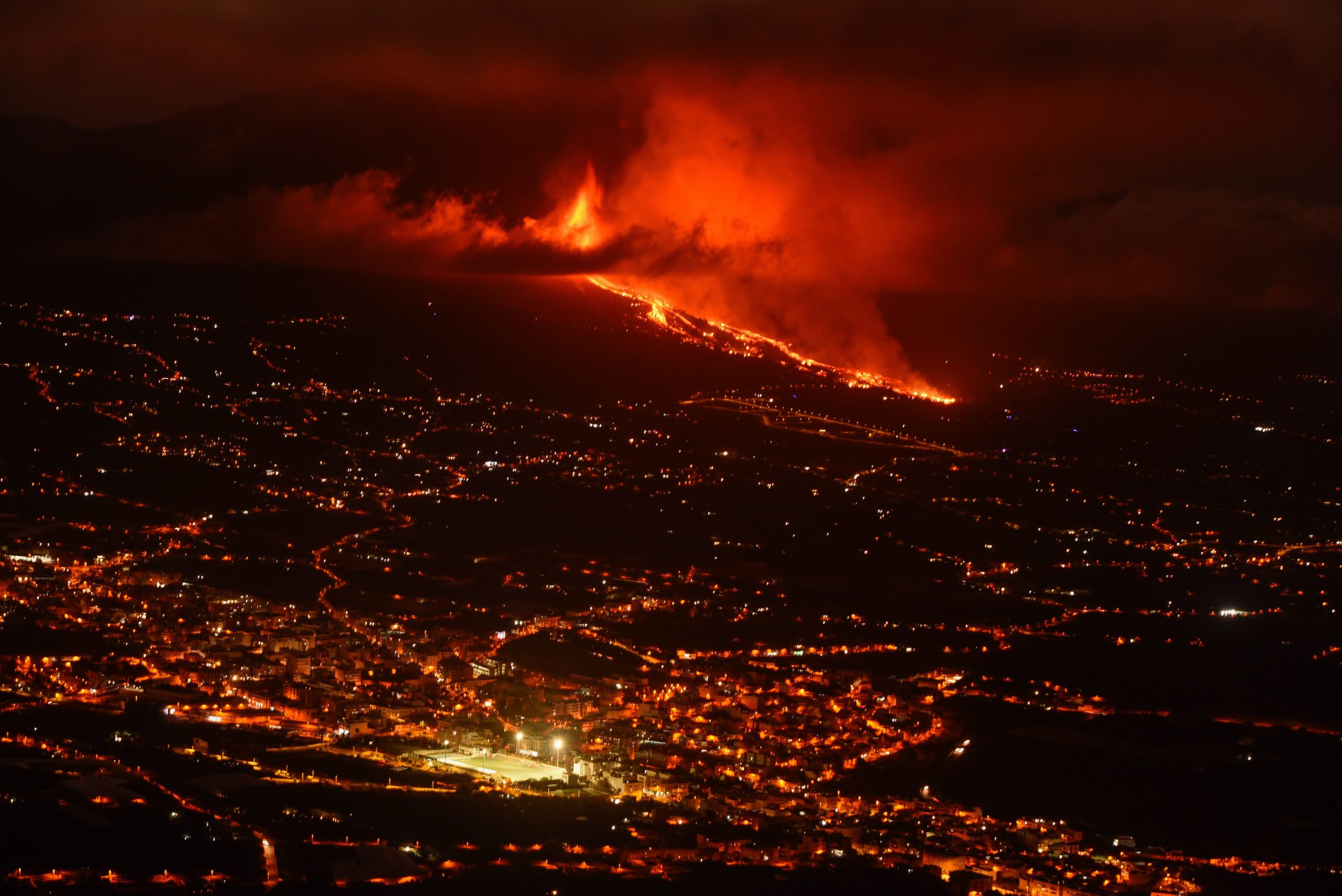 Erupción del volcán de La Palma, en directo
