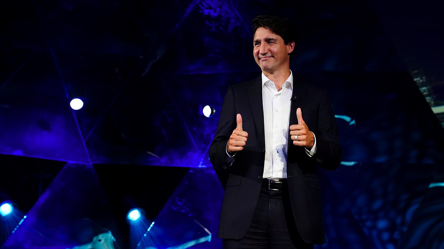 Justin Trudeau participa en el programa de televisión ‘La Semaine des 4 Julie’