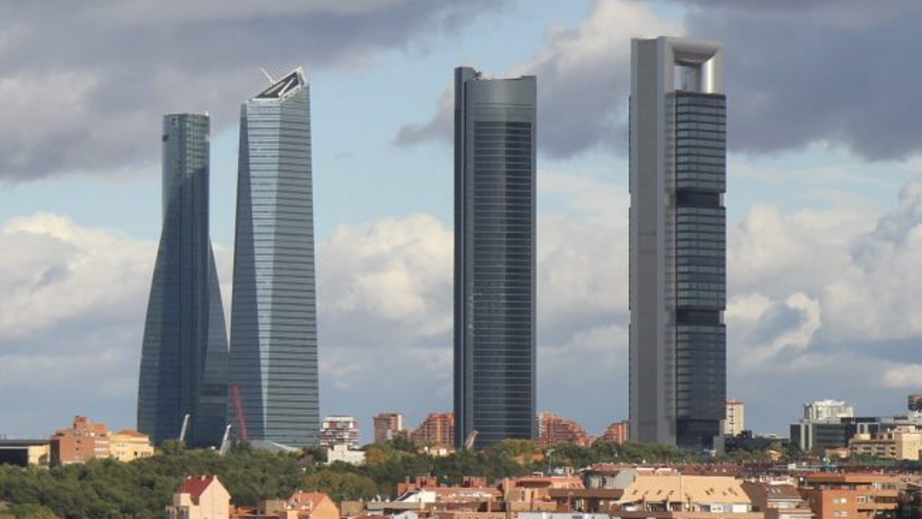 Las Cuatro Torres de Madrid.