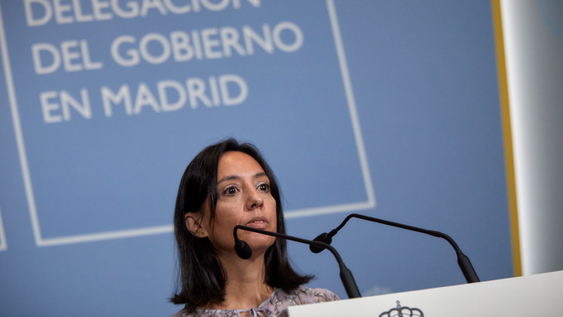 La delegada del Gobierno en Madrid, Mercedes González.