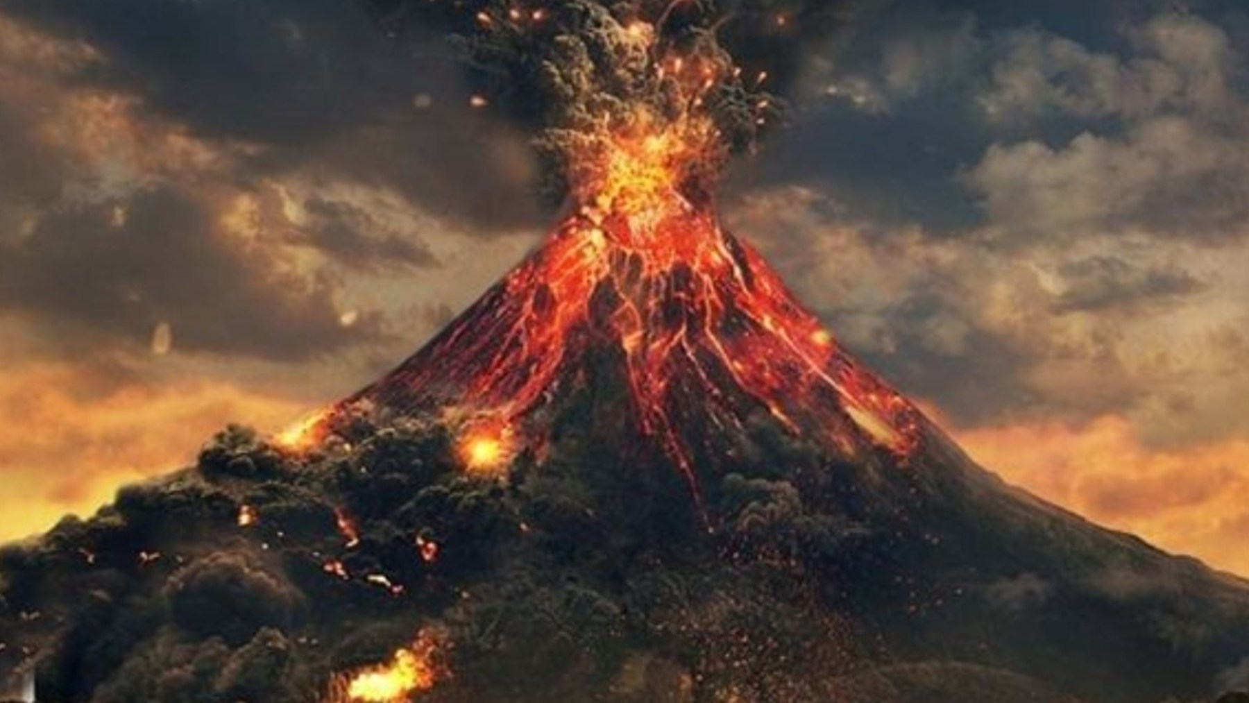 El volcán Vesubio destruyó Pompeya por completo