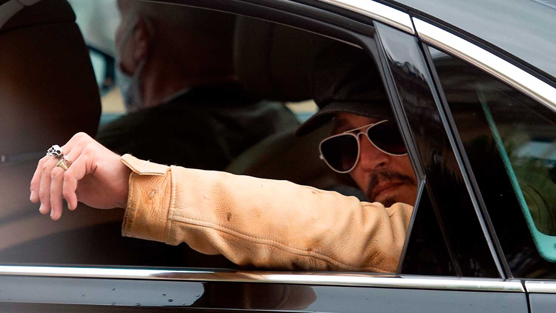 El actor Johnny Depp durante su visita al Festival de San Sebastián en 2020. Este año 2021 recoge su Premio Donostia. Foto: AFP