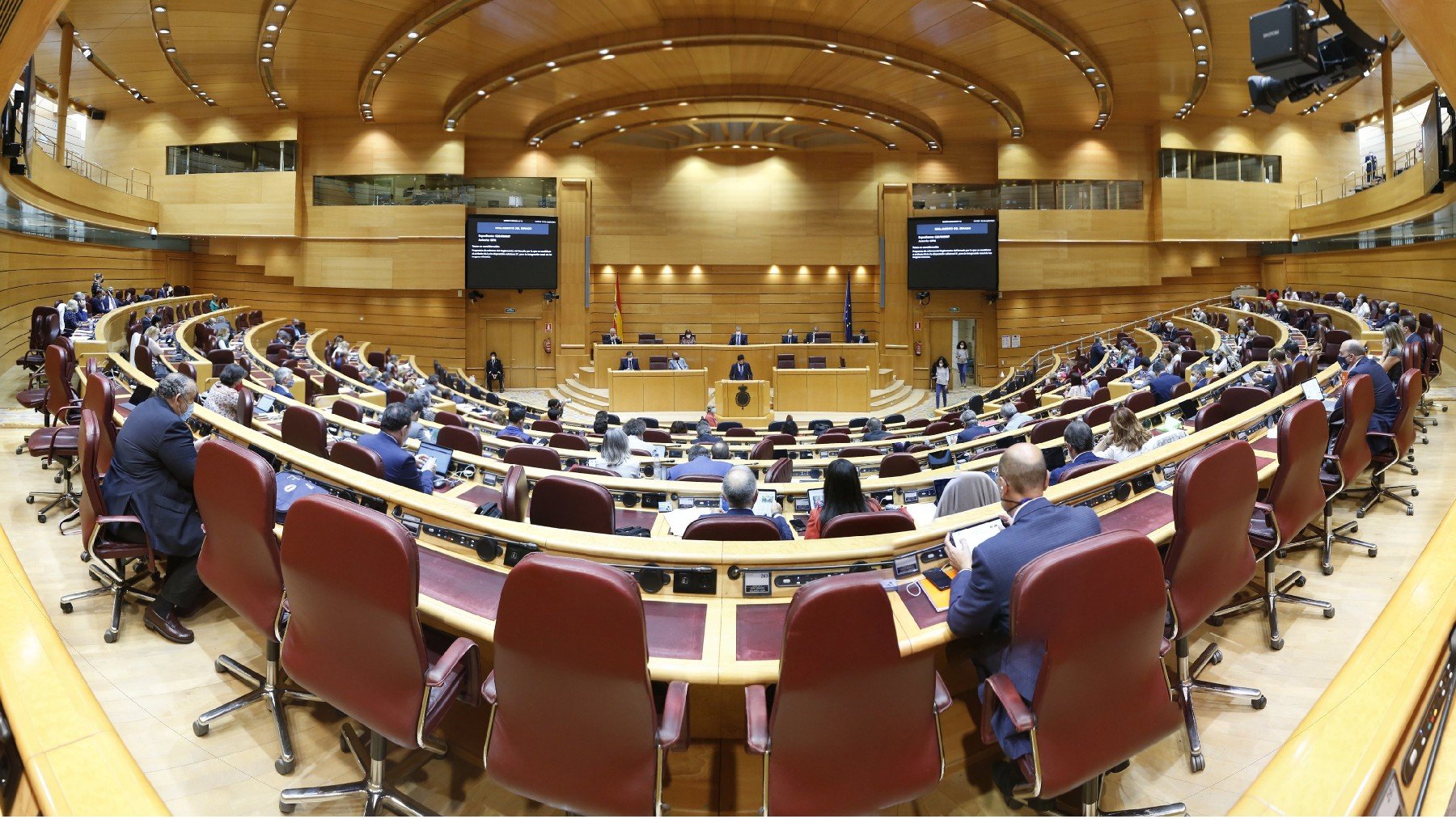 Imagen del Pleno del Senado esta semana. (Foto: Senado)