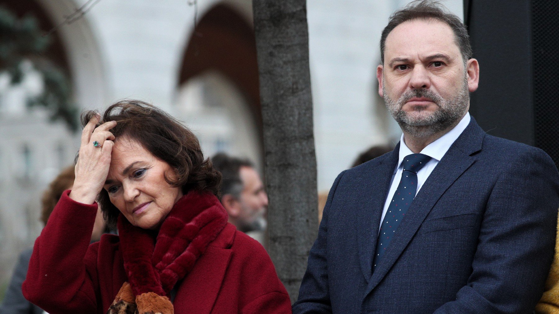 Carmen Calvo y José Luis Ábalos. (Foto: Europa Press)