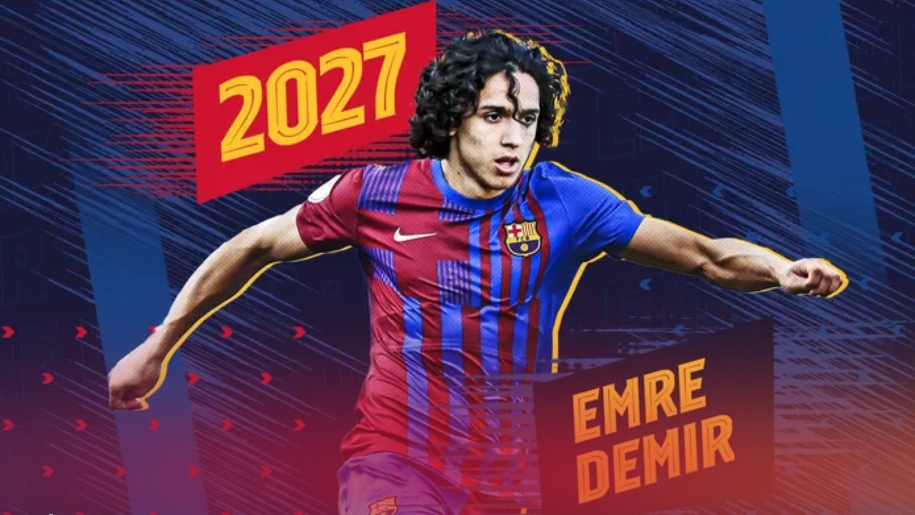 Emre Demir, nuevo futbolista del Barcelona hasta 2027. (fcbarcelona.es)