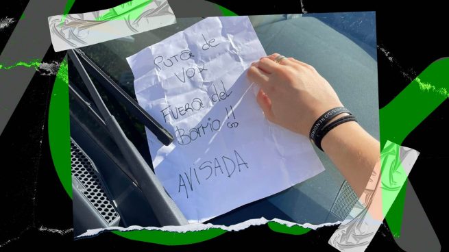 Amenazan a una vocal de Vox en Sevilla con una nota en su coche: «Puta de Vox, ¡¡fuera del barrio!! Avisada»