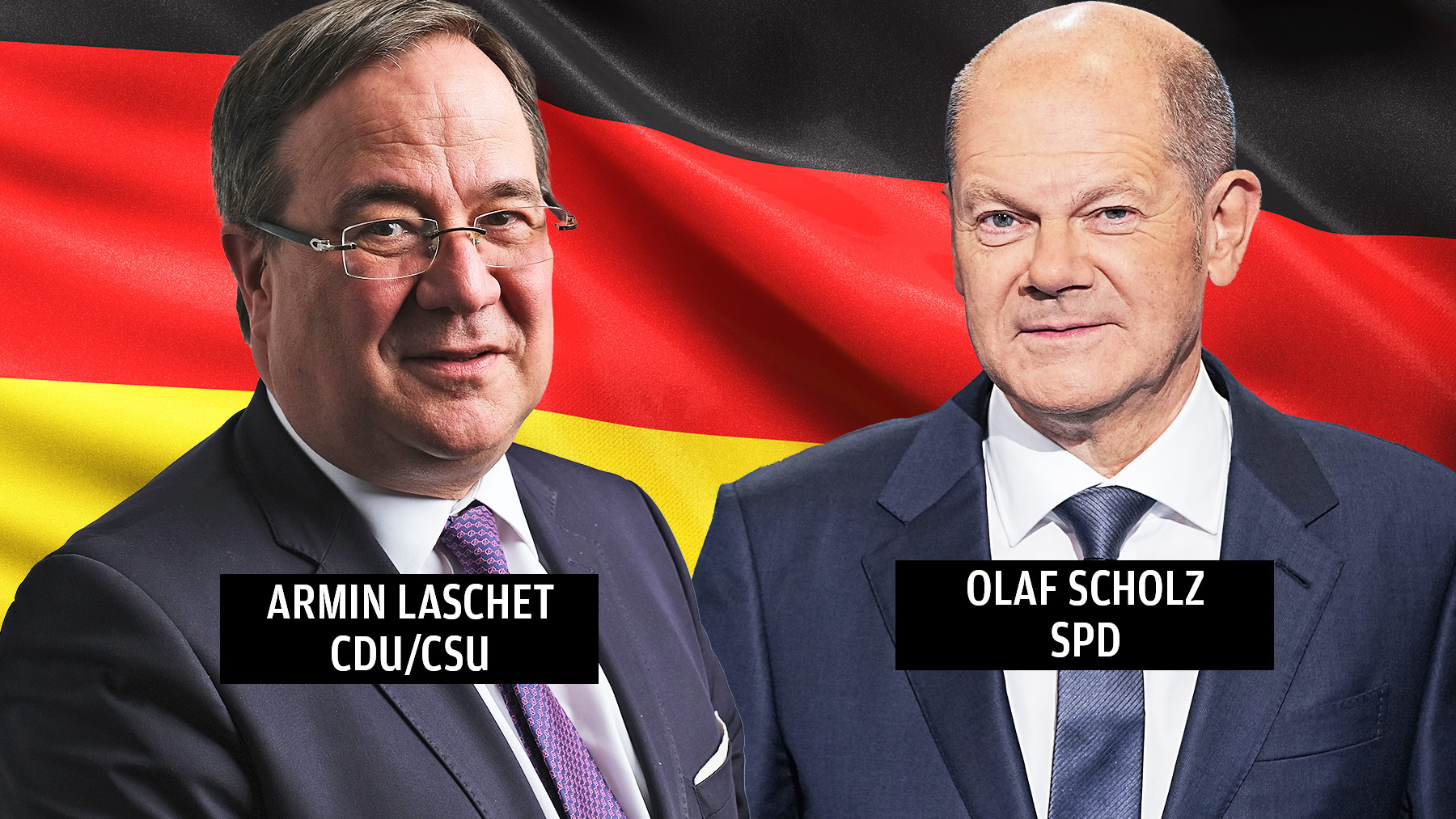 Candidatos de la CDU y el SPD