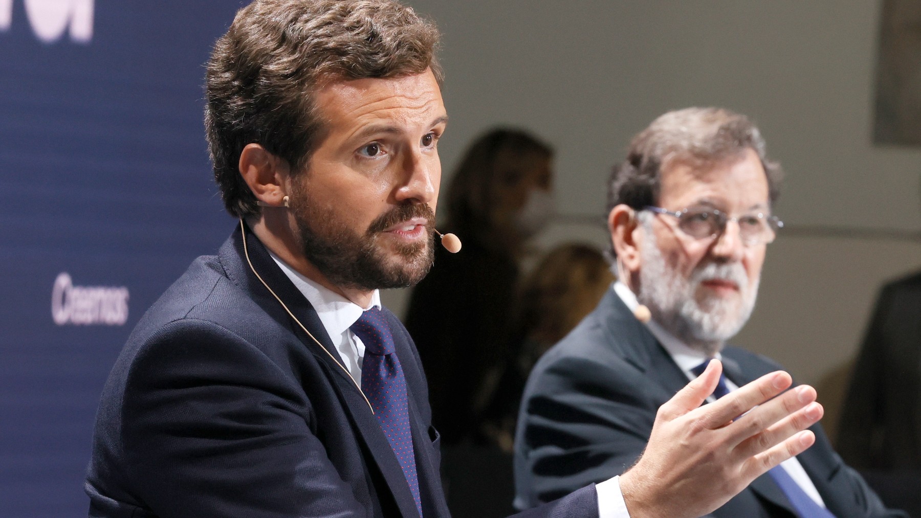Pablo Casado y Mariano Rajoy. Foto: EFE
