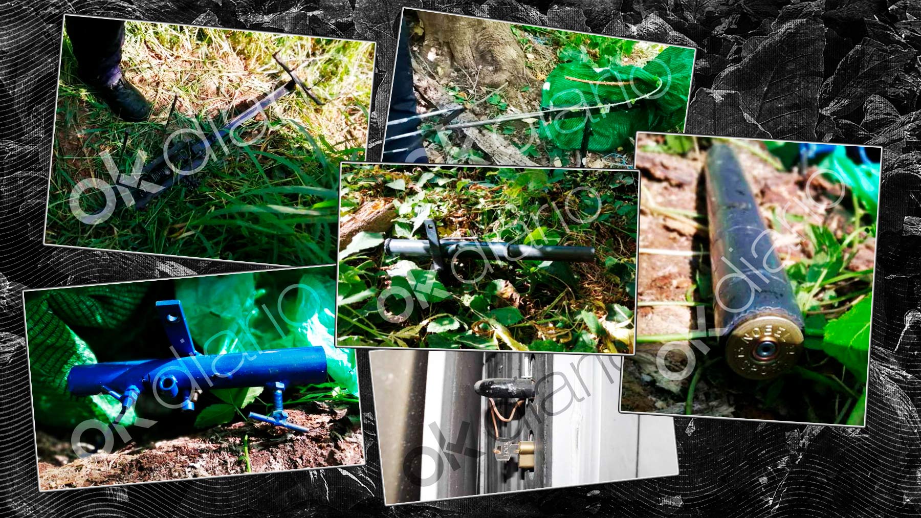 Imágenes de armas caseras del informe al que ha tenido acceso OKDIARIO.