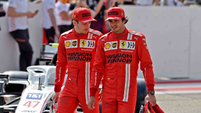 Leclerc y Carlos Sainz
