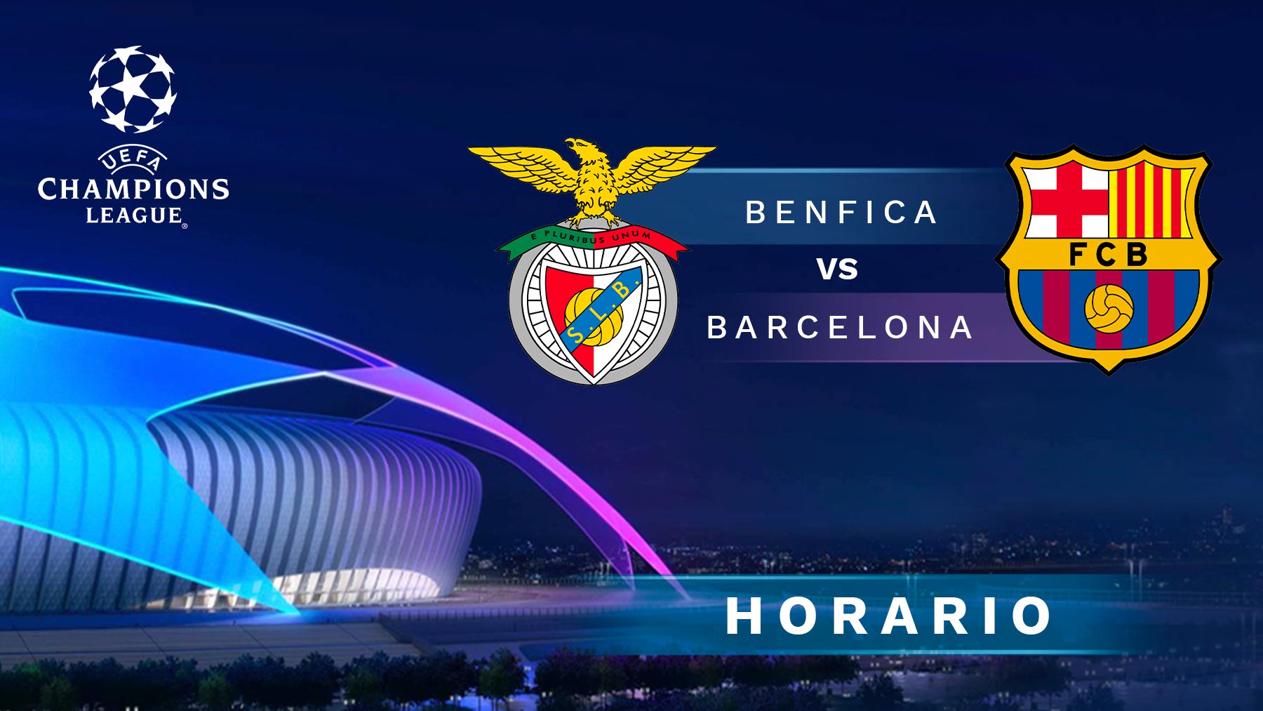 Champions League 2021-2022: Benfica – Barcelona | Horario del partido de la Champions League.