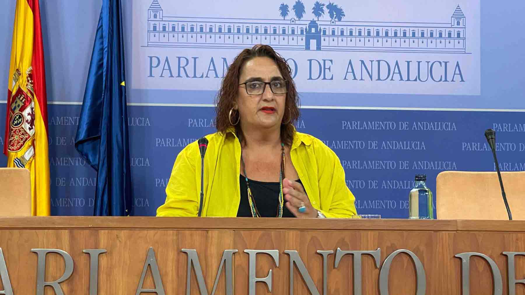 Ángela Aguilera, portavoz de Adelante Andalucía.