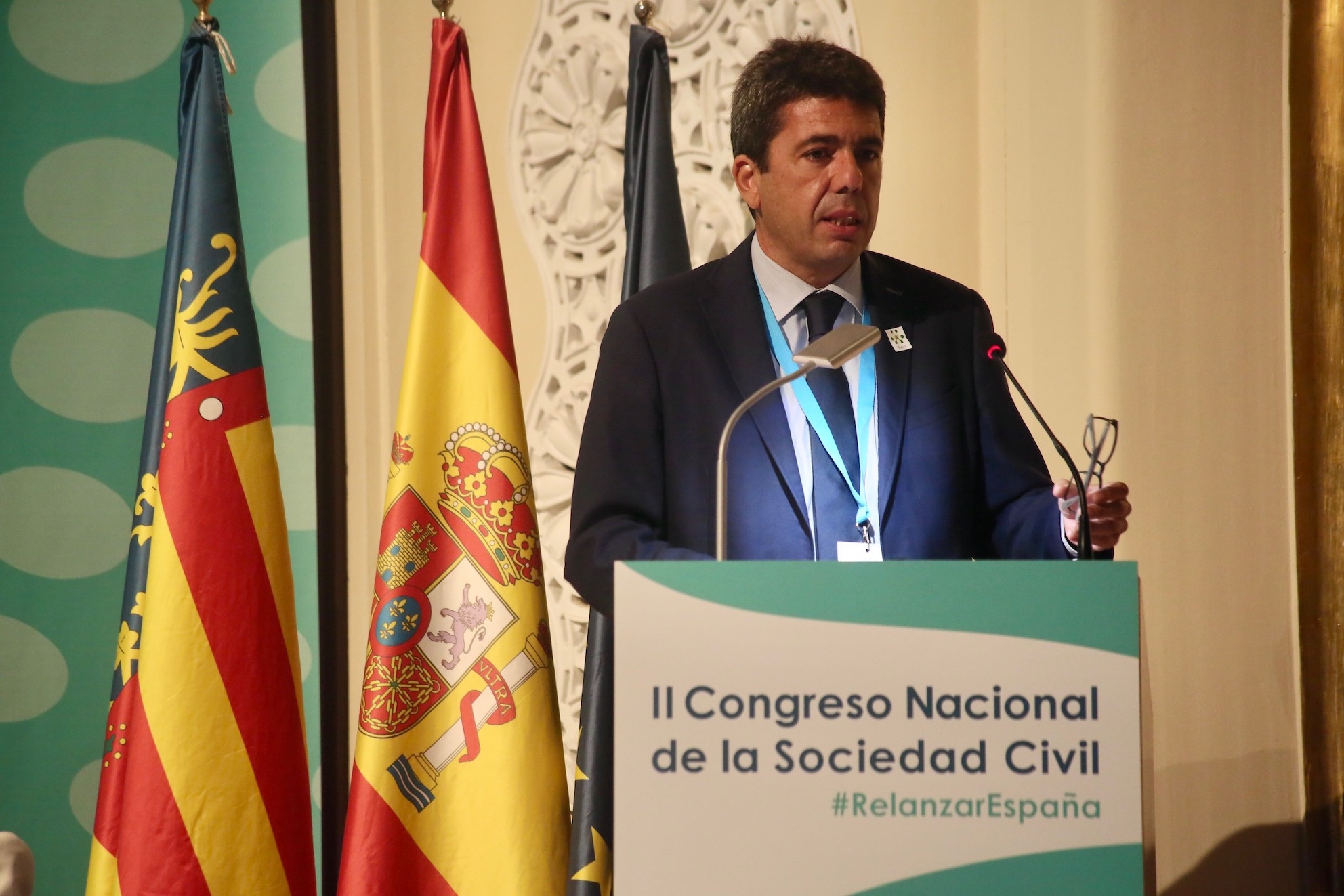 El presidente de la Diputación de Alicante Carlos Mazón.